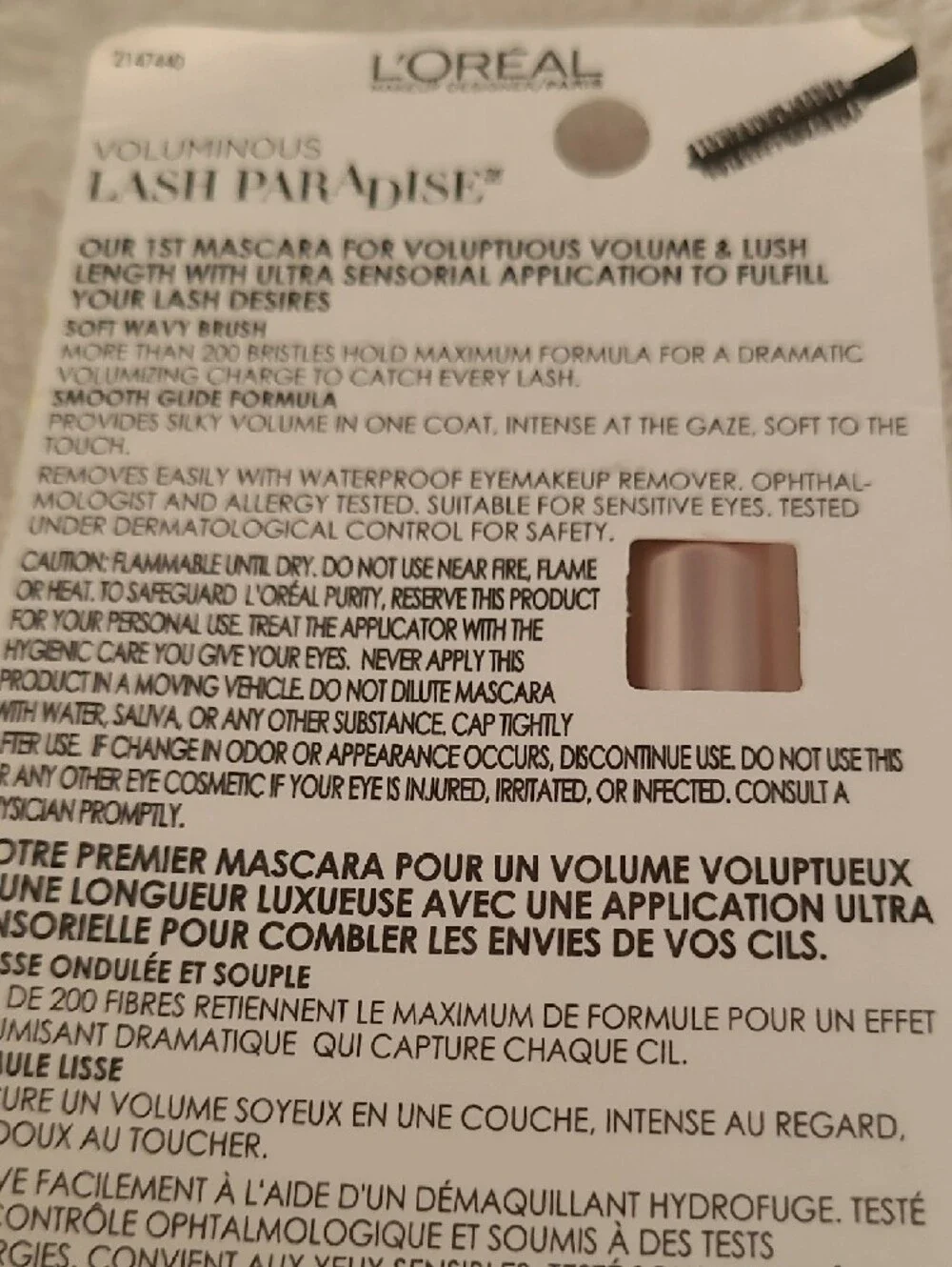 Voluminous Lash Paradise Mascara - Pink/Gold #204 Blackest Black Volume & Length